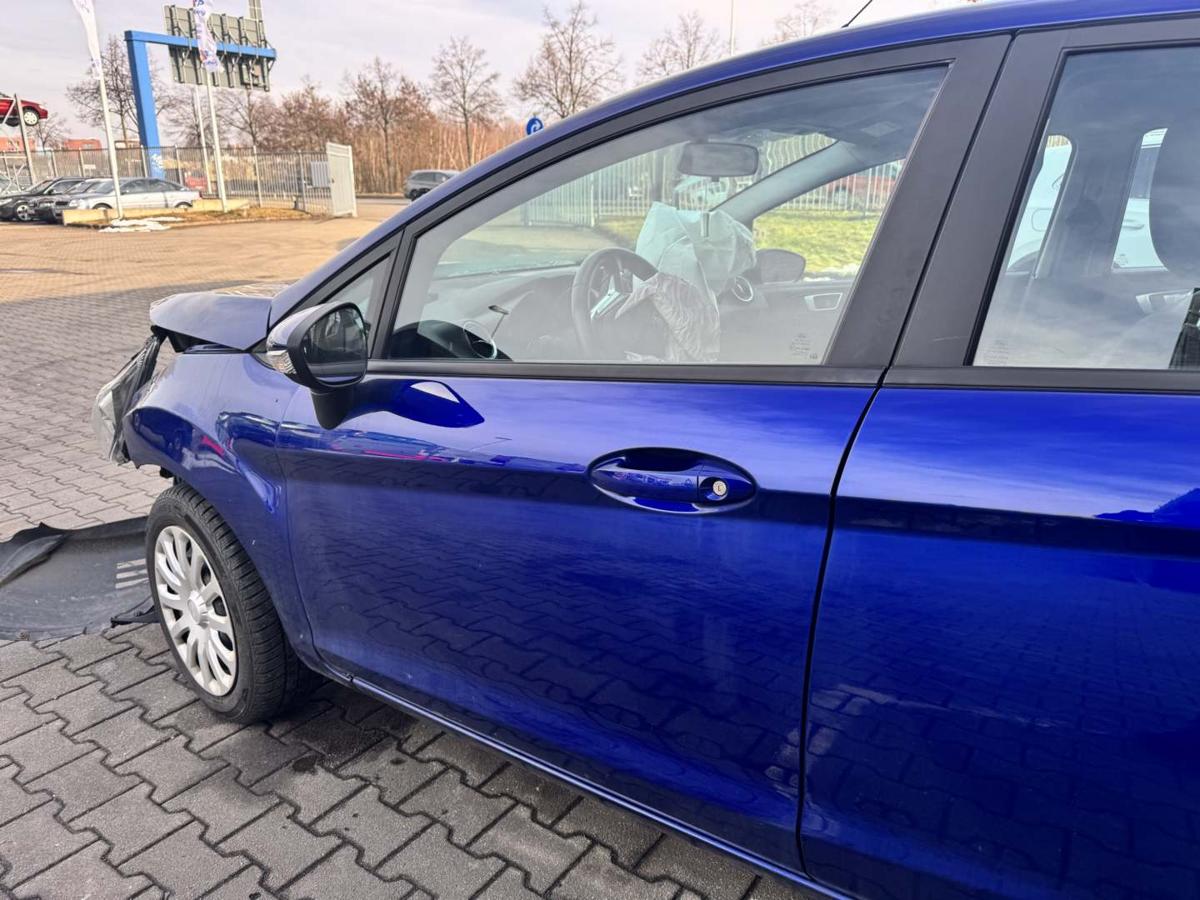 Ford Fiesta JA8 original T&uuml;r vorn links Indic Blau Metallic 5-T&uuml;rer Rohbau Bj.2016